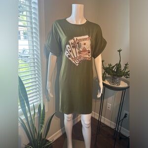 Ain’t Goin Down til the Sun Comes Up T-Shirt Dress